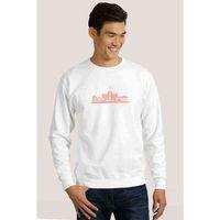 Silhouette Rome Baskılı Beyaz Erkek Sweatshirt