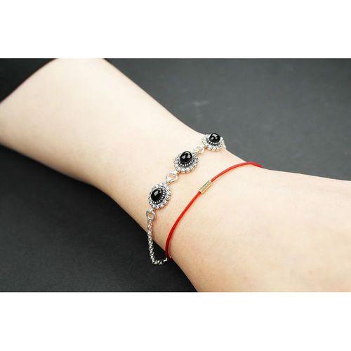 Tanem 925 Ayar Oltu Taşlı Gümüş Bileklik