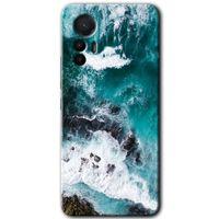 Xiaomi Mi 12 Lite HD Baskılı Kılıf + 9D Tam Ekran Koruyucu - Deniz Kıyısı