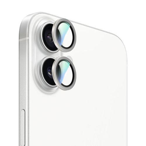 Apple iPhone 16 CaseWorld Alloy Serisi Oleofobik Anti Reflective Kamera Lens Koruyucu