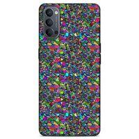 Lopard Oppo Reno 4 Uyumlu Kılıf Soyut Sanat (31) Baskılı TPU Kılıf