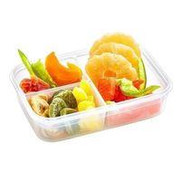 3 Bölmeli Kilitli Kapaklı 1 Litre Erzak Saklama Kabı Lc-510