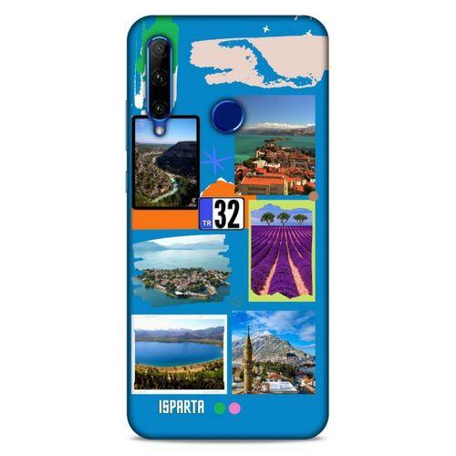 Lopard Huawei Y6P Uyumlu Kılıf Şehirli ※ (32) Isparta Soft Silikon Kılıf