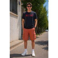 ALEXANDERGARDI Bisiklet Yaka Baskılı T-shirt (E23-TS00)