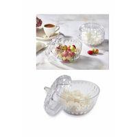 2'Li Mika Dekoratif Şekerlik Lokumluk Seti