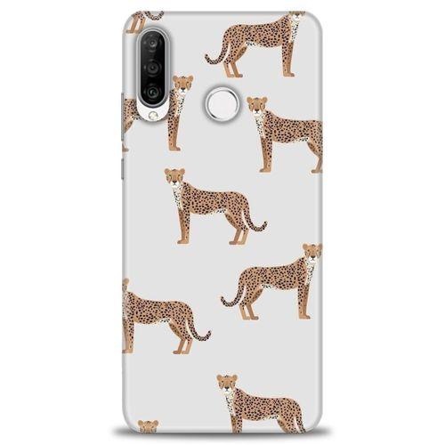 Huawei P30 Lite Kılıf HD Baskılı Kılıf - Kedii + Tam Ekran Koruyucu