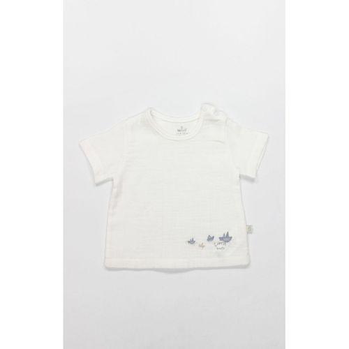 Bistyle Bistyle 2li Takım Şort Müslin Little Boats 14126 Ekru