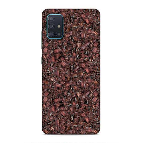 Samsung Galaxy A51 Uyumlu Kılıf Utopia (15) Antişok Kılıf Yeşil Beyaz