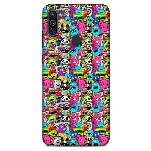 Graffitix (34) Desenli Silikon Kapak Samsung Galaxy M11 Kılıf