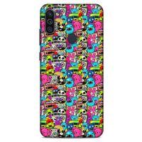 Graffitix (34) Desenli Silikon Kapak Samsung Galaxy M11 Kılıf
