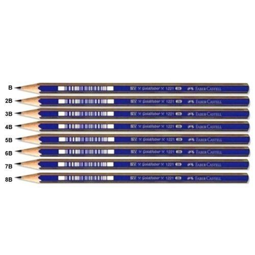 Faber Castell Dereceli Kurşun Kalem Resim Çizim Kalemi B,2B,3B,4B,5B,6B,7B,8B 1erli 8 adet