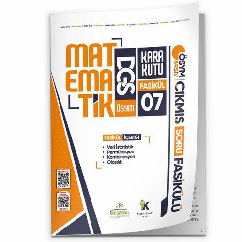 2026 DGS Matematik Kara Kutu 7 Fasikül ÖSYM Çıkmış Soru Bankası PERMUTASYON-OLASILIK Modüler Set