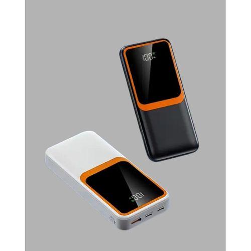 Powerbank 10000 Mah – Çift Usb Çıkışlı, Type-c Girişli, Şık Beyaz Tasarım