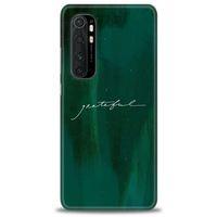 Xiaomi Mi Note 10 Lite Kılıf HD Baskılı Kılıf - Grateful + Tam Ekran Koruyucu