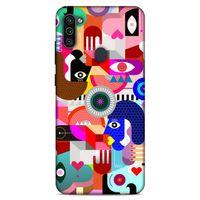 Lopard Samsung Galaxy M11 Uyumlu Kılıf Soyut Sanat (21) Baskılı Koruyucu Kapak