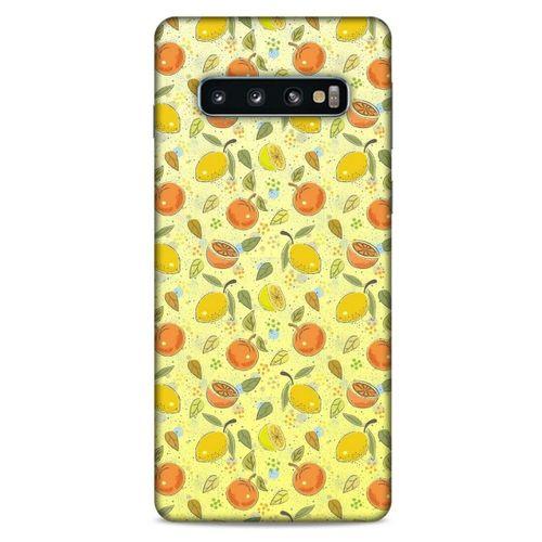 Frutix Turunç 05 Samsung Galaxy S10 Kılıf Desenli Silikon