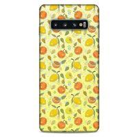 Frutix Turunç 05 Samsung Galaxy S10 Kılıf Desenli Silikon