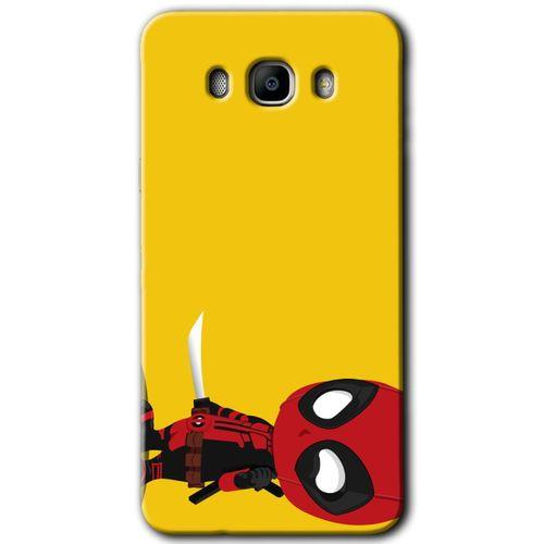 Potkal Hediye Fabrikası Samsung Galaxy J7 2016 HD Baskılı Kılıf + 9D Tam Ekran Koruyucu - DeadPool 6