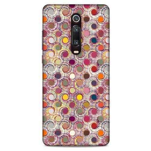 Xiaomi Redmi K20 Kılıf Pastel Renkler (36) Glitter Kılıf Sarı Pembe
