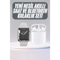 Akıllı Saat Kulaklık Hediyeli Uyku Ve Sağlık Takibi Yapabilen Uzun Ömürlü