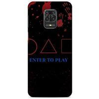 Xiaomi Redmi Note 9S Uyumlu Kılıf Squid Game (28) Arka Kapak Young