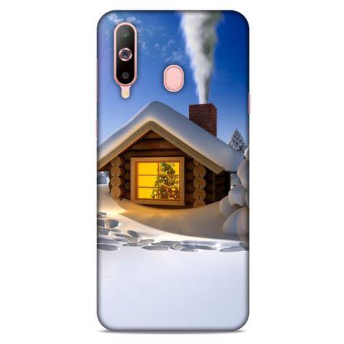 Samsung Galaxy A60 Kılıf Snowix (18) Telefon Kılıfları Sarı Beyaz