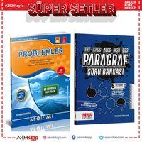 Apotemi Problemler ve Ankara Kitap Merkezi Paragraf Soru Bankası 2 Kitap Set