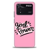 Xiaomi Poco M4 Pro 4G Kılıf HD Baskılı Kılıf - Girll Power + Tam Ekran Koruyucu