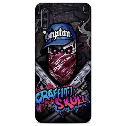 Samsung Galaxy A70s Uyumlu Kılıf Motorsiklet (33) Hybrid Kılıf Harley Davidson