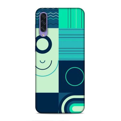 Samsung Galaxy A50s Uyumlu Kılıf Insomnia (10) Full Koruma Kılıfı Yeşil Lacivert