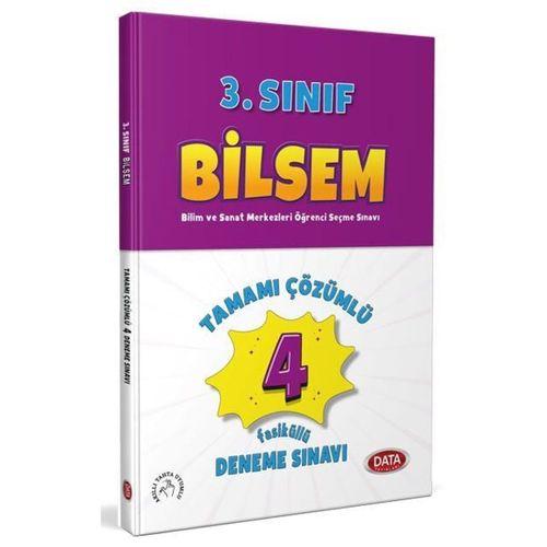 3. Sınıf Bilsem Tamamı Çözümlü 4 fasikül Deneme Sınavı Data Yayınları