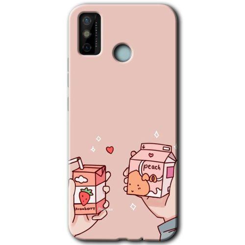 Tecno Spark 6 Go Kılıf HD Desen Baskılı Arka Kapak - Meyveli Süt