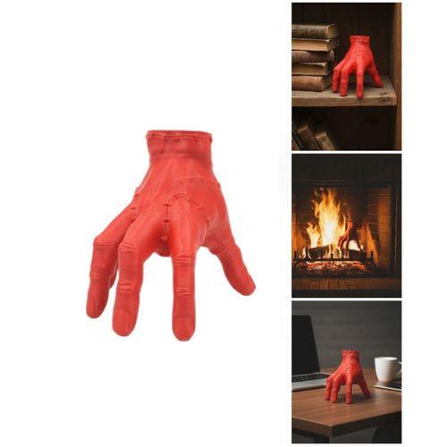 3d Kırmızı El Biblo 17x16 Cm Sanatsal Ve Dikkat Çekici Dekor