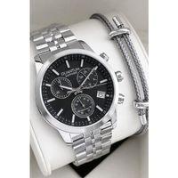 Quantum Sapphire Cam İtalyan Bileklikli 10 Atm Suya Dayanıklı 2 Yıl Garantili Erkek Kol Saati 1008SS