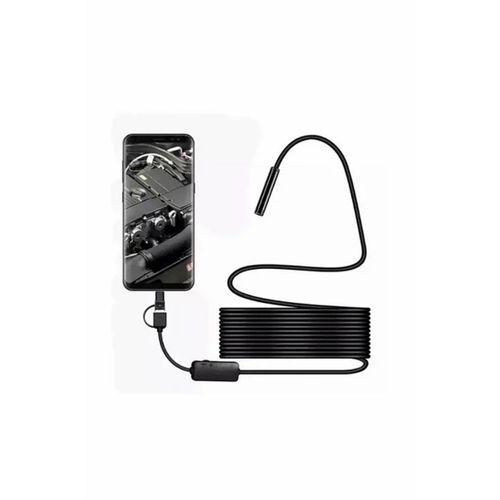 Vtn-02 Endoskop Yılan Video Kamera Led’li 2 Metre 7 Mm Sert Kablo Su Geçirmez