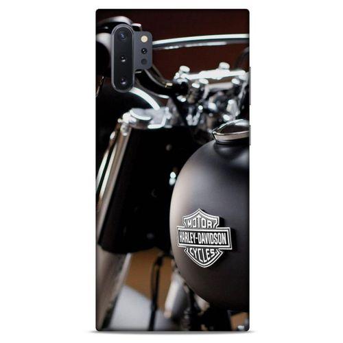 Samsung Galaxy Note 10 Plus Uyumlu Kılıf Motorsiklet (48) Bumper Kılıf Harley