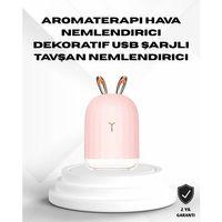 Ultrasonik Hava Nemlendirici 200 Ml Aroma Difüzör Led Işıklı Sessiz