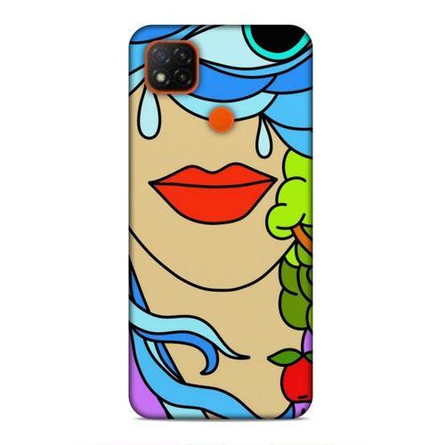 Xiaomi Redmi 9C Uyumlu Kılıf Face'X 2 Kabı Kırmızı Ruj