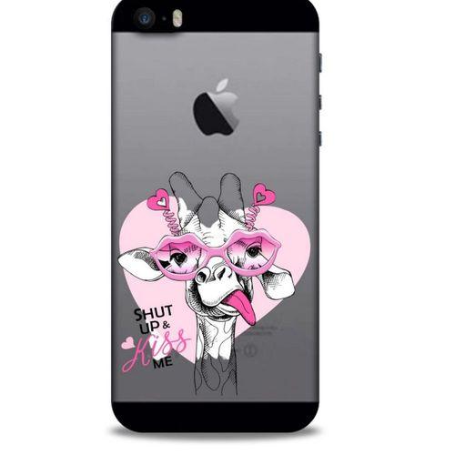 Zoologix (14) Apple Iphone 5S Şeffaf Kılıf Silikon Desenli