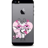 Zoologix (14) Apple Iphone 5S Şeffaf Kılıf Silikon Desenli