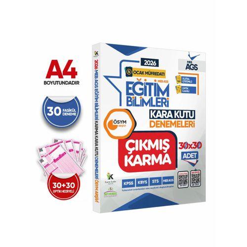 2026 MEB-AGS Ocak Müfredatı Eğitim Bilimleri ÖSYM Çıkmış Karma Kara Kutu 30x30 Deneme Paketi Çözümlü