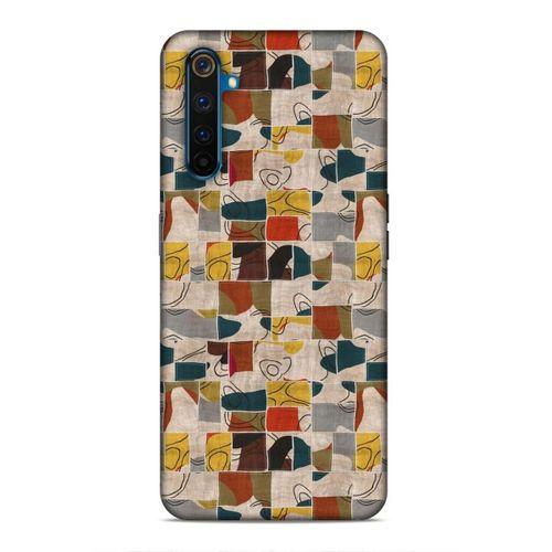 Realme 6 Pro Uyumlu Kılıf Romans (9) Kılıf Sarı Lacivert