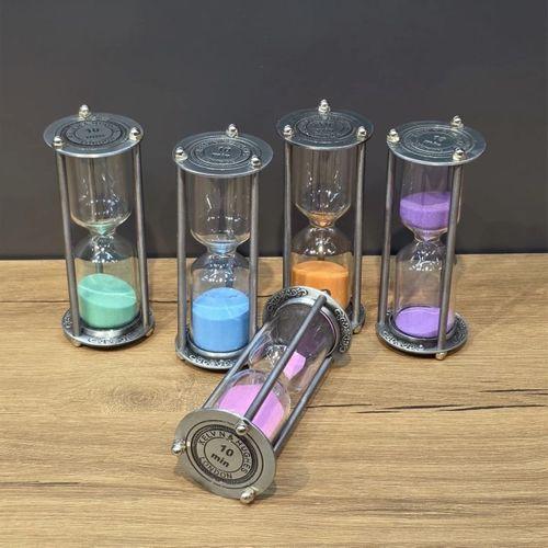 Metal 10 Dakikalık Kum Saati