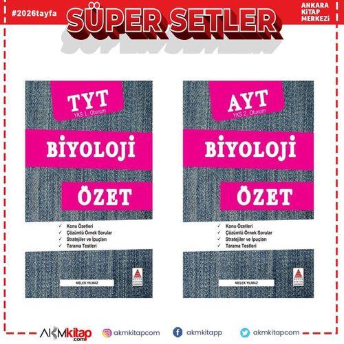 Delta Kültür TYT ve AYT Biyoloji Konu Özetleri Seti 2 Kitap