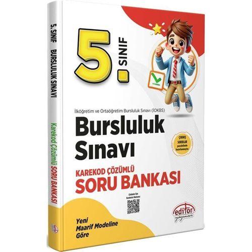 5. Sınıf Bursluluk Sınavı Güncel Soru Bankası Editör Yayınları