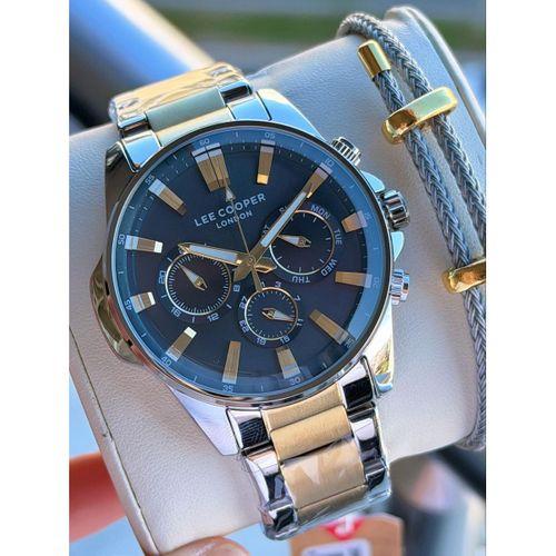 Lee Cooper İç Kadran Fonksiyonları Aktif Bileklik Hediyeli 2 Yıl Garantili Erkek Kol Saati E8253.260