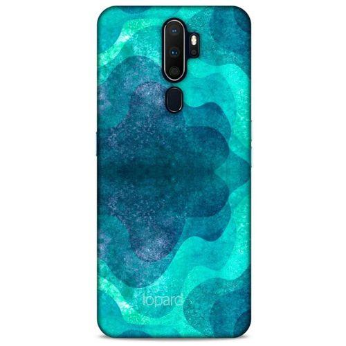 Oppo A9 2020 Kılıf Pastel Renkler (6) Silikon Kılıf Mavi Yeşil