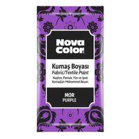 Nova Color Toz Kumaş Boyası Mor - 2 adet