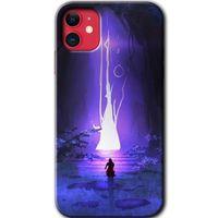 iPhone 11 Kılıf HD Desen Baskılı Arka Kapak - Wanderer Silhouette + Kırılmaz Cam