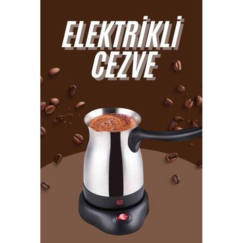 Çelik Kahve Makinesi Cezve 800 Watt Paslanmaz Çelik Türk Kahvesi Makinesi
